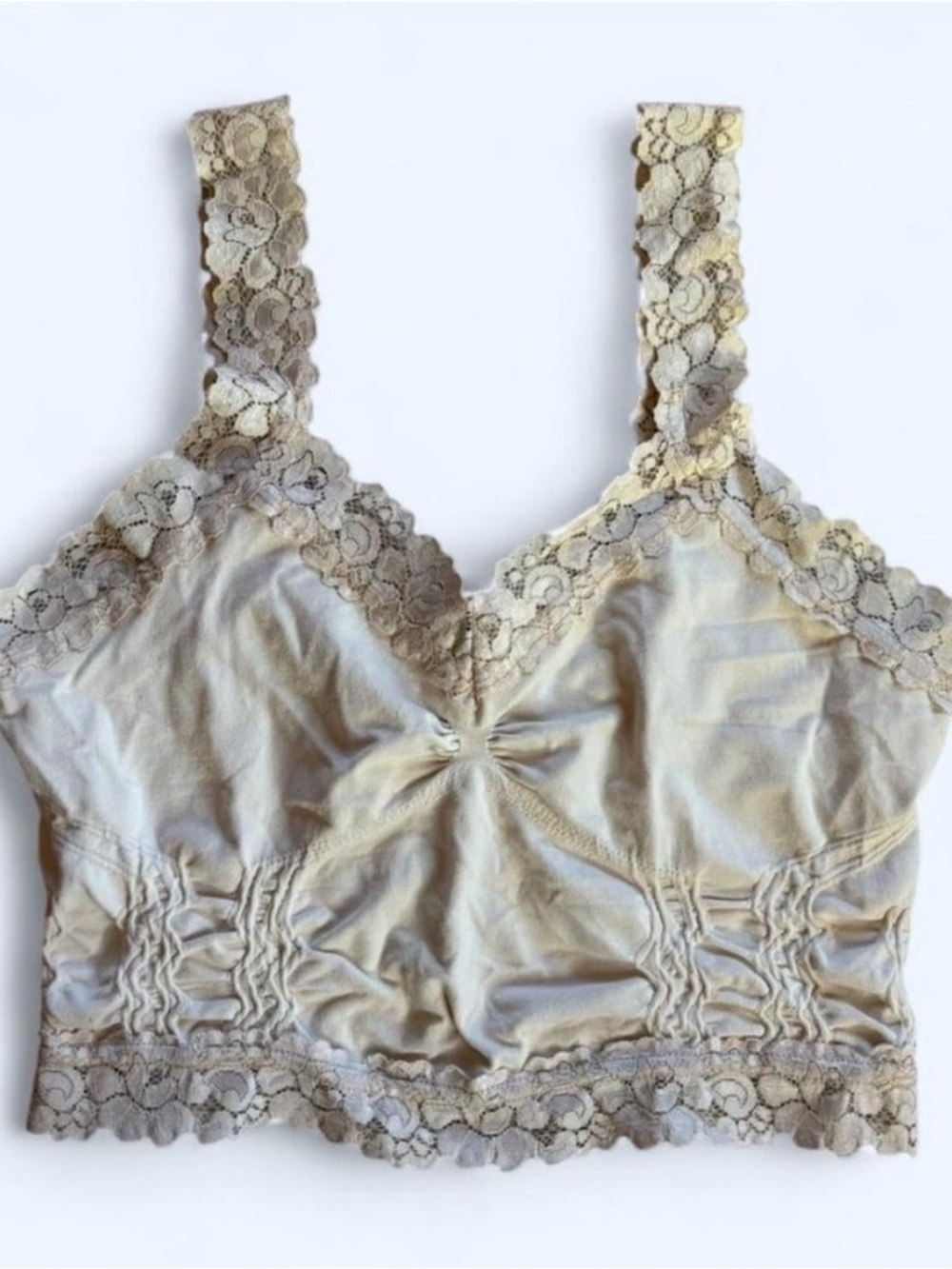 Lace corset cami